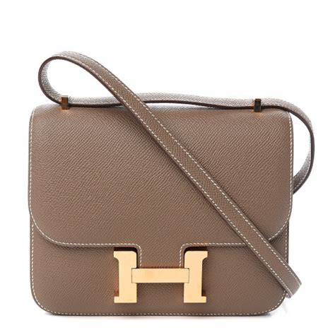 HERMES Epsom Constance 18 Etoupe 516882 